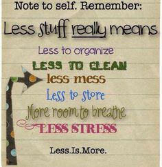 less-stuff