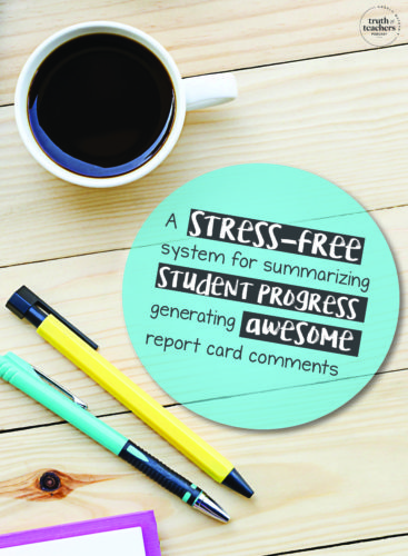 stress-free report card comments
